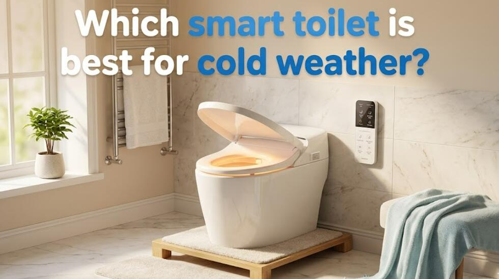 Smart toilet in cold weather