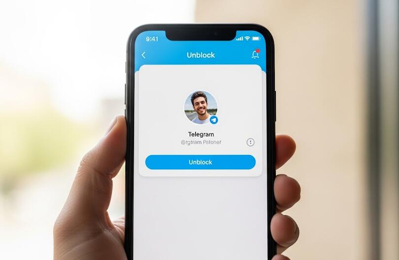 Разблокировать в Telegram