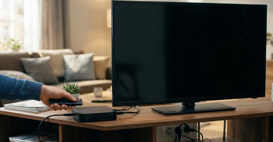 TV box cannot turn on