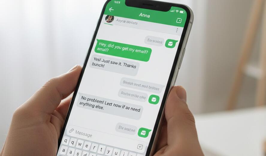 История переписки в WhatsApp