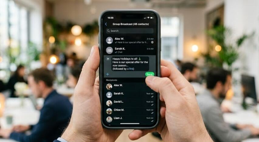 Массовая рассылка сообщений в WhatsApp