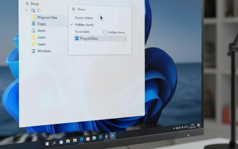 Скрытые папки на компьютере с Windows