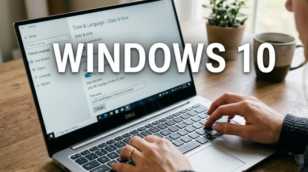 Настройка времени на ноутбуке с Windows 10