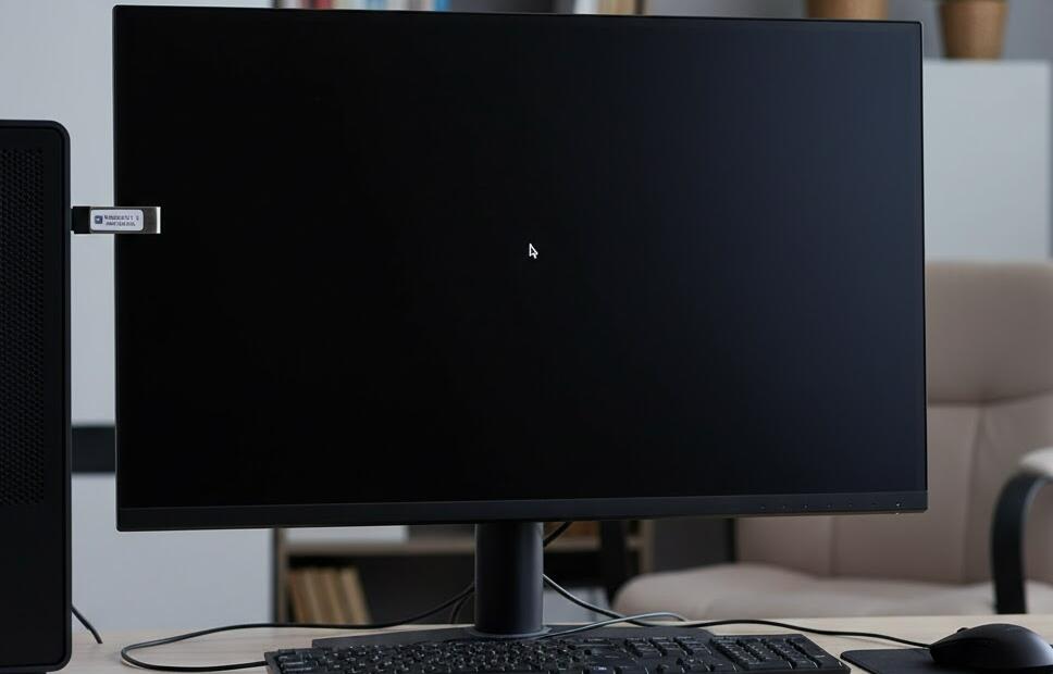 Черный экран на компьютере