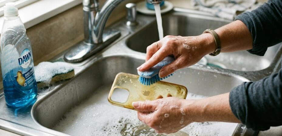 Dish Soap and Warm Water