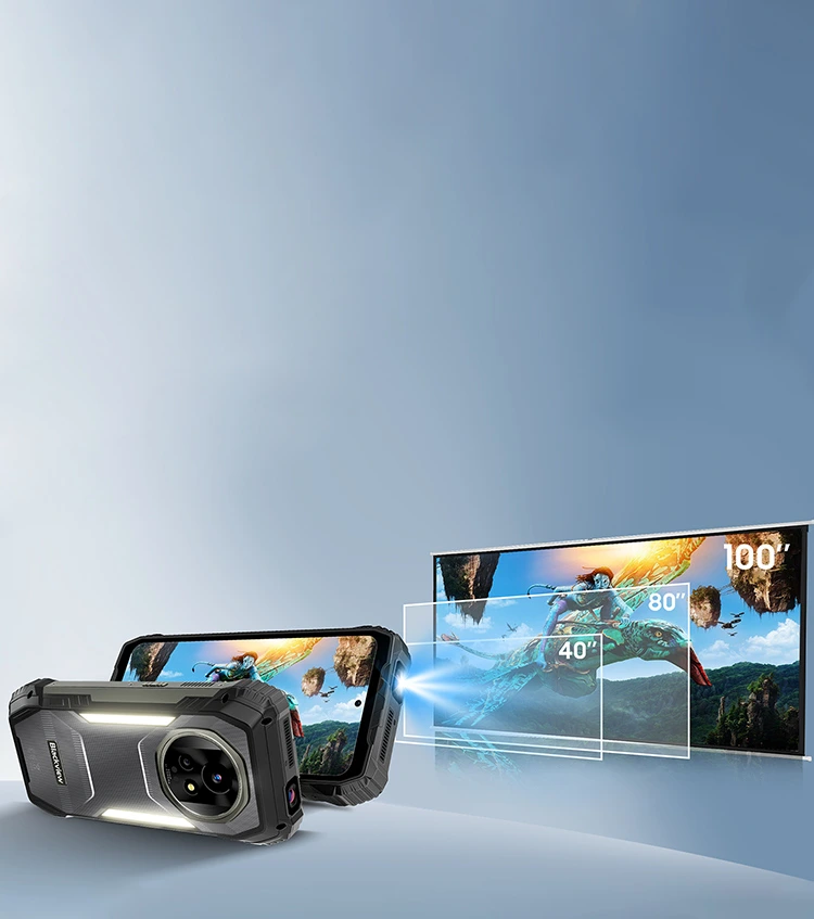 Blackview XPLORE 2 Projector 20000mAh & Built-in Camping Light 5G